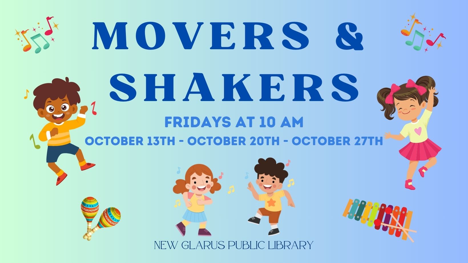 October Movers & Shakers dates