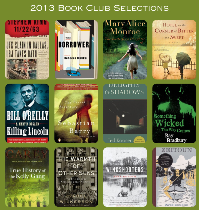 2013 book club selections