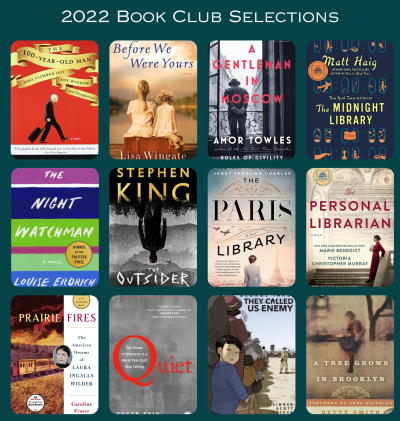 2022 Book Club Selections