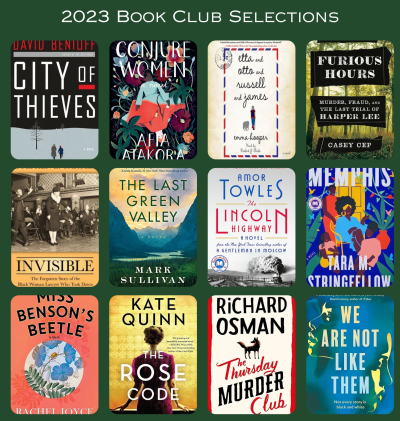 2023 book club selections